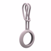 SILICONE ELASTIC dėklas KEY RING PENDANT LOCATOR APPLE AIRTAG rožinis