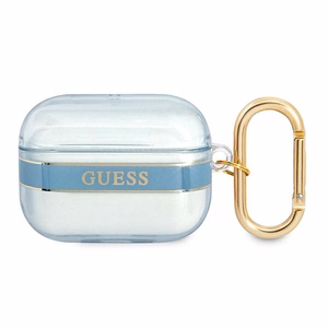 Guess GUAPHHTSB AirPods Pro dėklas mėlynas/mėlynas Dirželių kolekcija