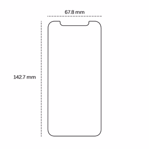 Tempered glass 2,5D for iPhone 13 / 13 Pro 6.1" / 14 / 16e / 17e 6,1"