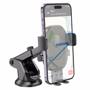 Automobilinis telefono laikiklis Borofone BH93 (dashboard) juodas