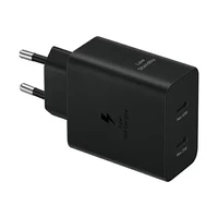 Įkroviklis Samsung EP-T5020XBEGEU 50W + USB-C kabelis juodas