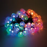 String Light Solar LED CRYSTAL BALLS SCB61 6,5m 30 balls multicolor Forever Light