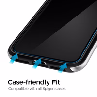 Spigen ALM Glas.tR Slim grūdintas stiklas iPhone 11 / XR - 2 vnt.