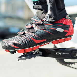 Rockbros M108 dvipusiai pusiau fiksuojami nailoniniai dviračio pedalai – juodi
