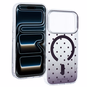 Liavec Bubble dėklas, skirtas „iPhone 18 Pro Max“ / „iPhone 17 Pro Max“, bordo