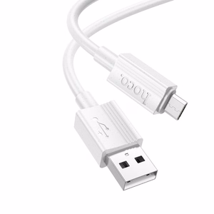 Kabelis USB-A į Micro USB Hoco 2,4A 1 m X107 baltas