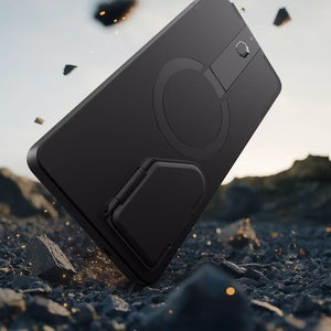 Tech-Protect Kevlar Aura Magnetinis dėklas telefonui Samsung Galaxy S25 Ultra - juodas/oranžinis