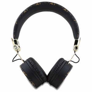Guess Bluetooth ENC GUBH70E4PTMK ant ausų ausinės juodos/juodos 4G trikampė apvalios formos