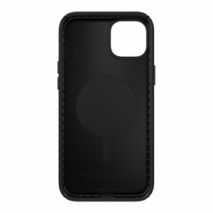 Speck Presidio2 Pro MagSafe case for iPhone 15 Plus / 14 Plus, with Microban antimicrobial protection, Black / Black / White