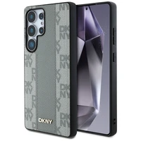 DKNY Odinis languotas raštas MagSafe dėklas Samsung Galaxy S25 Ultra - pilkas