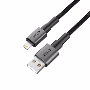 Tech-Protect Ultraboost DNA USB-A / Lightning laidas 12W/2.4A 25 cm - pilkas