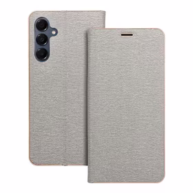 LUNA Book Gold dėklas telefonui SAMSUNG A16 5G sidabrinis