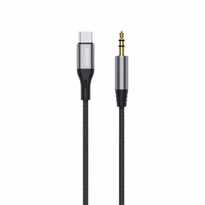 Dudao L11ProT USB-C to 3.5 mm audio cable, 1.0 m, Black