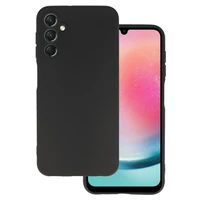 Matinis galinės dalies dėklas Samsung Galaxy A25 5G juodas