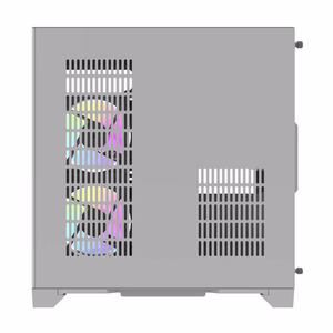 Darflash FT350 kompiuterio korpusas + 5 aRGB ventiliatoriai (baltas)