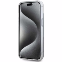DKNY IML Mono ir juostelės Magnetinis dėklas iPhone 15 / 14 / 13 - mėlyna