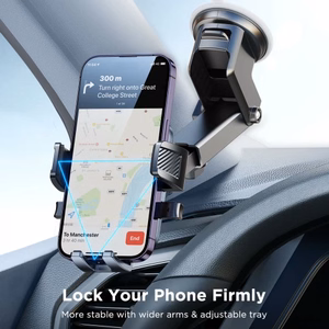 Car Holder Joyroom "JR-OK6" Black (not magnetic / sticky pad)