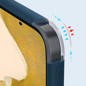 Dėklas Nillkin Super Frosted Shield Pro Samsung S916 S23 Plus 5G mėlynas