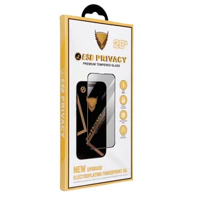 OG 6D Premium privatumo apsauginis stiklas – skirtas Iphone 17 Air, juodas