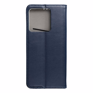 SMART MAGNETO knygos tipo dėklas telefonui XIAOMI Redmi Note 13 5G, tamsiai mėlynas