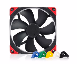 Noctua NF-A14 PWM chromax.black.swap kompiuterio korpuso ventiliatorius 14 cm