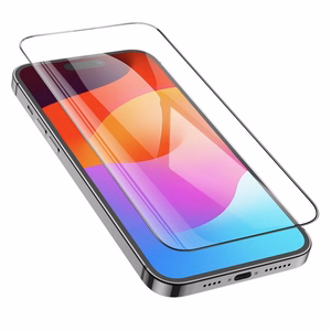 HOCO Apsauginis stiklas HD 5D Guardian shield (rinkinys 10-in-1) skirtas iPhone 15 Pro (juodas) (G14)
