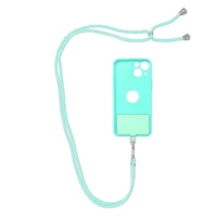 SWING (6mm) telefono dirželis, telefono pakabukas su reguliuojamu ilgiu / virvelės ilgis 165 cm (maks. 82,5 cm kilpoje) / ant peties arba kaklo – šviesiai žalias