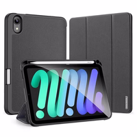 DUX DUCIS dėklas DOMO sulankstomas su pieštuko laikikliu iPad mini 7/6 juodas