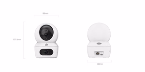 EZVIZ H7c Dual – vidaus Wi-Fi valdoma kamera su dviem 4 MP objektyvais, balta (CS-H7c)