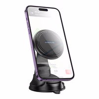 Automobilinis telefono laikiklis Borofone BH136 MagSafe (dashboard) juodas