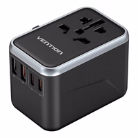 Vention 65 W GaN kelioninis adapteris ir įkroviklis 2x USB-A 2x USB-C