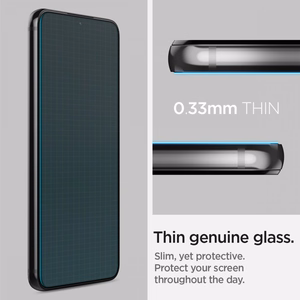 Spigen Glas.tR EZ Fit grūdintas stiklas Samsung Galaxy S22 - 2 vnt.