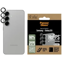 PanzerGlass Hoops objektyvo apsauginis stiklas Samsung Galaxy S25 juodas