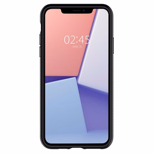 Spigen Liquid Air dėklas iPhone 11 - matinis juodas