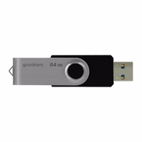 Goodram UTS3 USB atmintukas 64 GB USB A tipo 3.2 Gen 1 (3.1 Gen 1) Juoda
