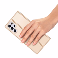 Dux Ducis Skin Pro dėklas Samsung Galaxy S22 Ultra auksinis