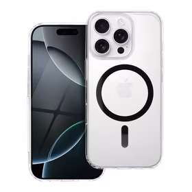 Dėklas telefonui Drop Glue juodas žiedinis Mag dėklas, suderinamas su MagSafe IPHONE 13 PRO