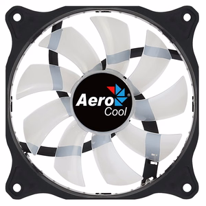 Aerocool COSMO12FRGB kompiuterio ventiliatorius 12 cm LED RGB Molex tylus juodas