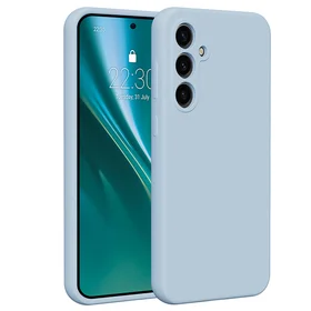 Etteri silikoninis dėklas telefonui Samsung Galaxy S23 FE šviesiai mėlynas