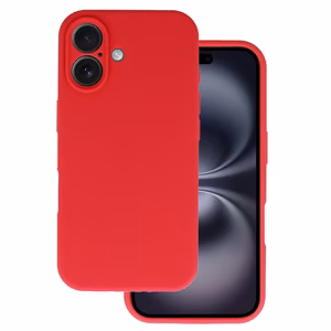 Silikoninis plonas dėklas (m) telefonui Xiaomi 15 Pro 5G - raudonas