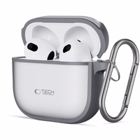 Tech-Protect Slim Hook dėklas AirPods 4 - pilkas