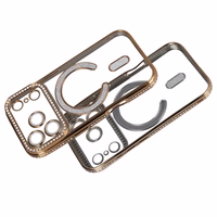 Dėklas telefonui (m) Bling Magsafe Case for Iphone 17 Pro Max - auksinis