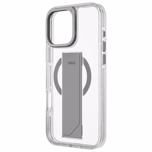 Uniq Heldro Max Magclick įkrovimo dėklas iPhone 16 Pro - permatomas