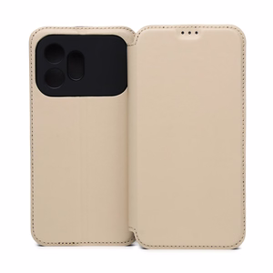 Smart Touch dėklas, skirtas Honor 600, smėlio spalvos