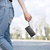 Power Bank Veger "W1116" juodas 10000mAh (PD / QC3.0) + integruotas 3in1 laidas