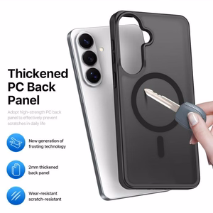 Dėklas Dux Ducis Yind MagSafe Samsung S942 S26 juodas