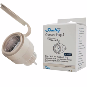 SHELLY Outdoor Plug S Gen3 smart plug Mocha