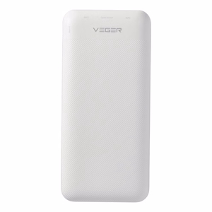 Išorinė baterija VEGER 20000 mAh PD QC3.0 2A20W L20S (VP2039PD / W2039PD) balta