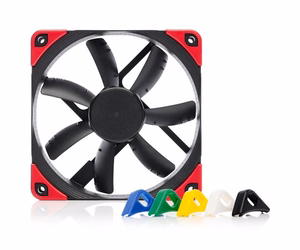 Noctua NF-S12A PWM chromax.black.swap kompiuterio korpuso ventiliatorius 12 cm 1 vnt.