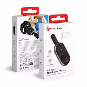Powerbank for Apple Watch Forcell F-Energy Mini Power Watch 1A 2.5W 1200 mAh black